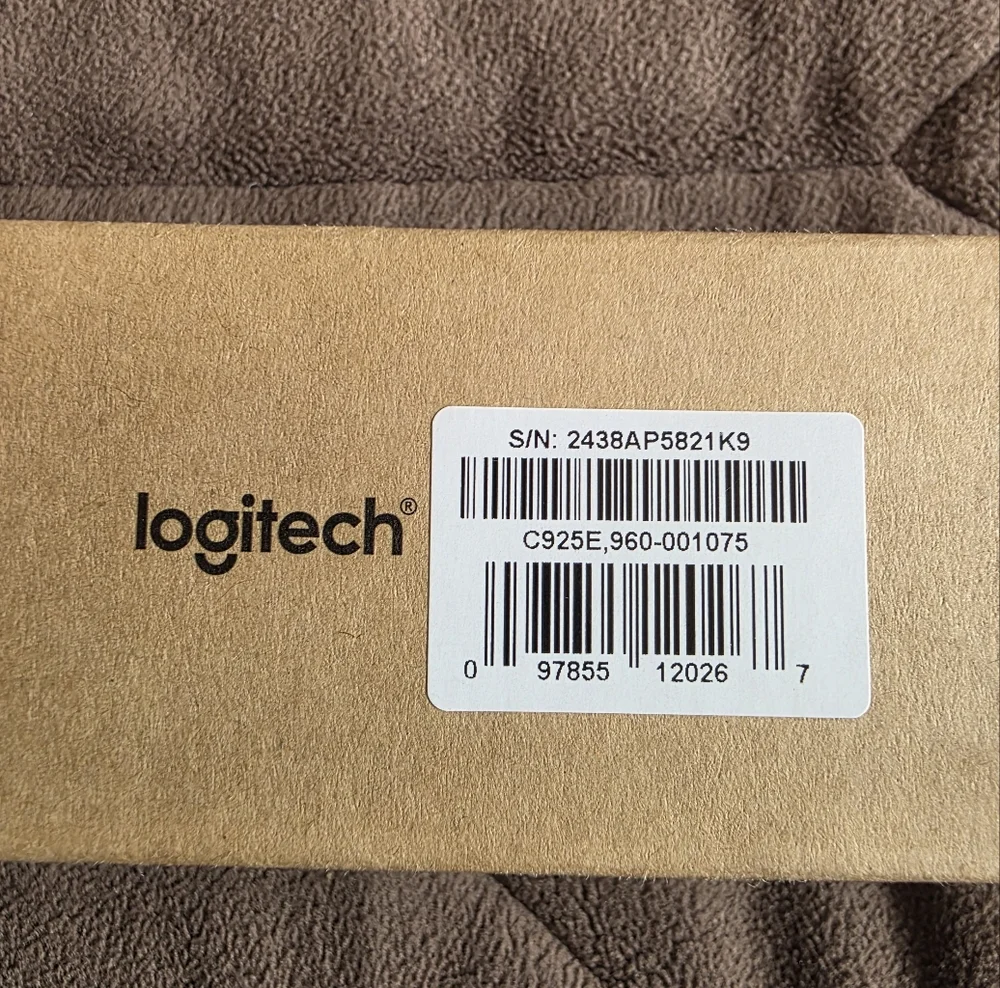 Logitech SEALED! NIB! C-925E Webcam HD 1080/30fps Video Calling. R2S!!